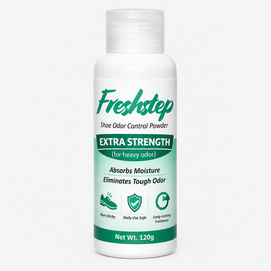 Save More on Bigger Pack 120g ⏐ FreshStep Shoe Odor Removal Powder