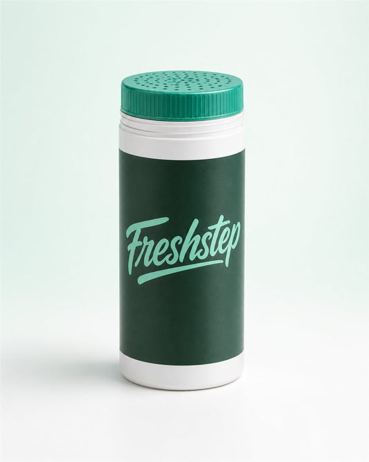 FreshStep anti-fungal foot powder shaker tin
