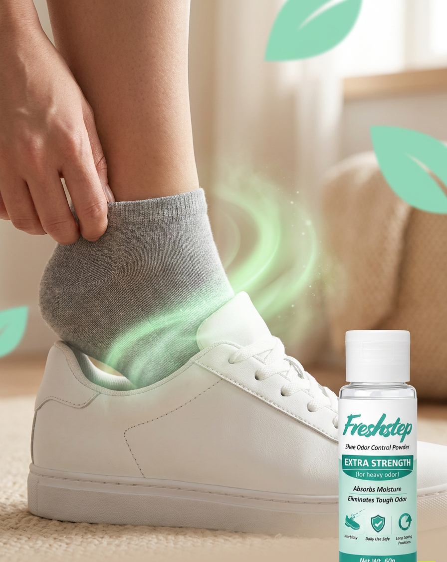 Save More on Bigger Pack 120g ⏐ FreshStep Shoe Odor Removal Powder